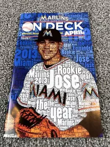 Jose Fernandez Miami Marlins On Deck Programma Aprile 2014 Volume 3 - Numero 1 - Foto 1 di 7