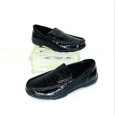 Mocasines Essence Collection By Aetrex para mujer EF11WM Patton cocodrilo marrón 6,5 M	 Foto 1 de 4