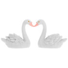 Miniature Swan Statuettes - Perfect for Fairy Garden Decor