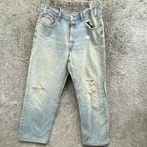 Pantalones de mezclilla Levis 550 de colección para hombre talla 36X33 calce relajado desgastados 1991 LEER POR FAVOR - Imagen 1 de 11