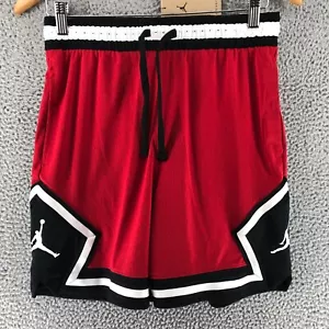 Jordan Dri-Fit Diamond Shorts Men's Size M Red Black White DX1487 687 - Picture 1 of 10