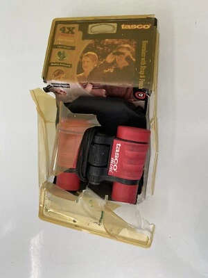 Vintage TASCO 4X30mm Red Binocular & Case 25430R - Image 1 of 4