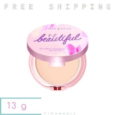 13 g CUTE PRESS 1-2-BEAUTIFUL AIRY MATTE FOUNDATION POWDER SPF 30 PA+++ FACIAL - Image 1 of 4