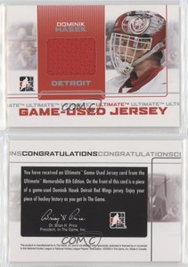 2007-08 ITG Ultimate Memorabilia 8th Edition Silver /24 Dominik Hasek HOF