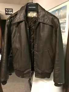 SEHR SELTENE 70ER JAHRE THE FONZ REPLICA BRAUNE LEDERJACKE VON MAILORDER PARAMOUNT - Bild 1 von 19