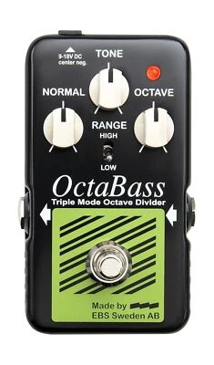 Pedal divisor de octava triple modo etiqueta azul EBS OctaBass Foto 1 de 2