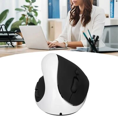 Left Hand Vertical Mouse 2.4G Wireless Vertical Ergonomic Mouse Rechargeable BST - Image 1 of 4