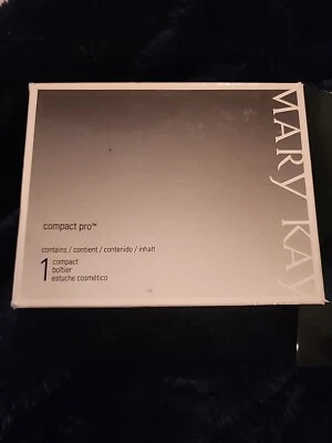 Mary Kay Compact Pro Almacenamiento Nuevo en Caja Sin Rellenar Belleza Nuevo Antiguo Stock 018587 Foto 1 de 4