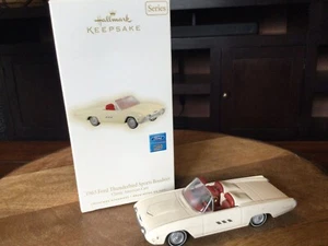 Hallmark 1963 Ford Thunderbird Sports Roadster Christmas Keepsake Ornament Vinta - Picture 1 of 3