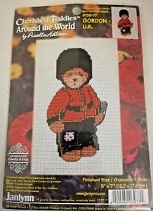 Kit punto croce Orsacchiotti Preziosi in tutto il mondo Gordon UK Janlynn 5" x 7" - Foto 1 di 5