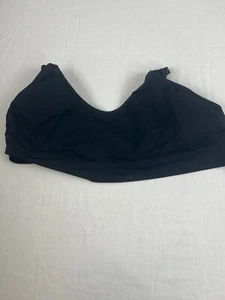 Women’s Wireless Breastfeeding Nursing Bra Size XXL (2XL) Black Adjustable Strap - Picture 1 of 3