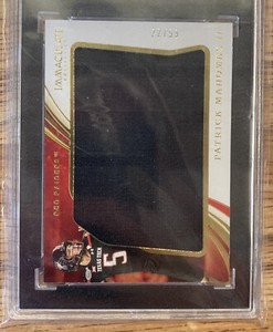 2020 PATRICK MAHOMES PANINI IMMACULATE COLLECTION RED RAIDERS 22/99 JUMBO ￼PATCH