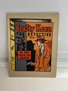 R25 Goudey Gum Thrilling Stories Booklets - Crafty Keen #4 In The Face Of Death￼ - Picture 1 of 7