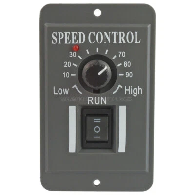 PWM 12V 24V 36V 48V DC Motor Speed Controller Reversible Switch 6A Regulator - Image 1 of 4