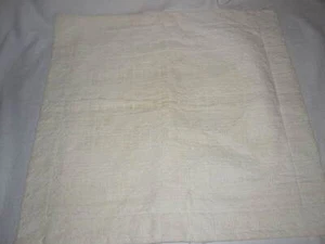 Conran Creme 100% Cotton 20" x 20" Textured Pillow Cover EUC - Picture 1 of 9