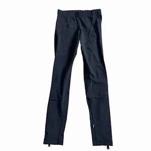 NWT Zara Terez Black Full Length Leggings Size S Ankle Zip Pull On Stretch - Picture 1 of 9