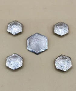 Vintage 4 Sterlingsilber Native American KNOPFABDECKUNGEN/CONCHO MIT PIN - Bild 1 von 7