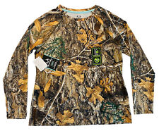 Realtree Camo Shirt Women's X-Large XL Ladies 16/18 Camouflage Long Sleeve New
