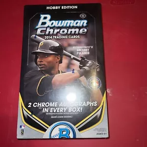 2014 Bowman Chrome Baseball Hobby Box - Factory Sealed - Picture 1 of 4