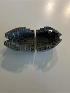 LEGO Boat Hull Small Stern & Bow Brown / Gray - 6053c01 & 6051c Ship Parts - Picture 1 of 5