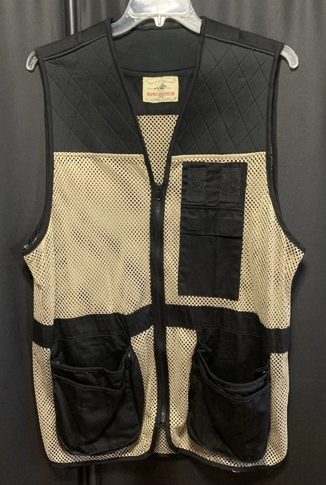 Chaleco de Tiro Winchester Skeet L Deportista Exterior Munición Bolsillos Ajustables De Colección Foto 1 de 4