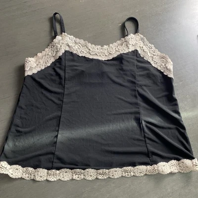 Acento de encaje Lane Bryant BlackbCami crema marfil -- talla 14/16 Foto 1 de 4