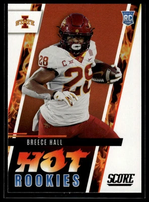 2022 Score #HR5 Breece Hall Hot Rookies - Image 1 of 2