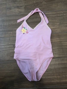 SAND N SUN Swimsuit Girls One Piece Bathing Suit Pink Size L 10/12 - Picture 1 of 5