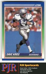 Dave Krieg 1990 Score #61 Seattle Seahawks - Picture 1 of 2