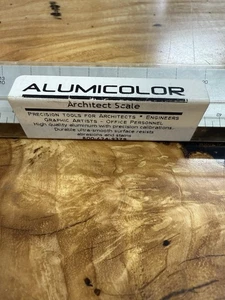 18” Alumicolor Architect Scale, Drafting, Engineering, Triangular - Picture 1 of 6