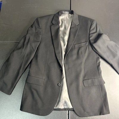 John Bartlett Statements Classic Fit Suit Jacket Black Size 42 Regular Solid ✅ - Image 1 of 4