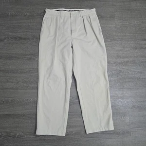 Pantalones chinos plisados vintage Polo Ralph Lauren Andrew caqui claro para hombre talla 36x30 - Imagen 1 de 16