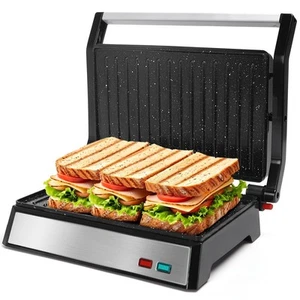 Panini Press, 1200W Sandwich Maker and Indoor Grill with Ceramic Non-Stick Co... - Picture 1 of 9