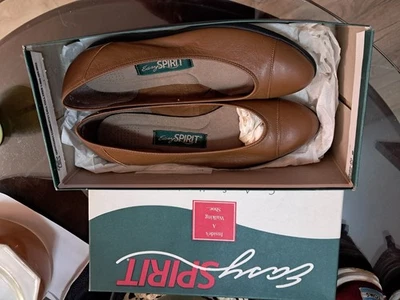 Женские балетные туфли без шнурков Easy Spirit BALLERINA коричневые Matisse Nappa кожа - Изображение 1 из 4