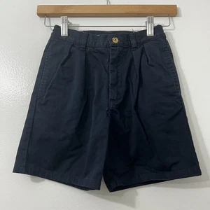 Polo Ralph Lauren Chino Shorts Cotton Boys Kids 7 Navy Blue Preppy School Summer - Picture 1 of 5