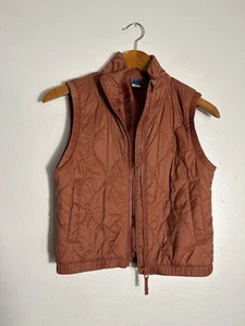 Old Navy Brown Zip Lightweight Vest Kids 10-12 L - Picture 1 of 8