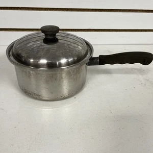 VINTAGE Vita Craft #3203 Sauce Pan Pot W/ Lid 8.5” X 4” Stainless Steel - Picture 1 of 11