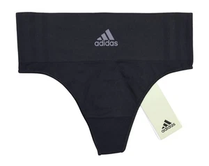 Adidas 720 Degree Stretch Sport Thong Panty Women's Underwear NWT Black - Picture 1 of 2