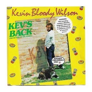 KEVIN BLOODY WILSON "Kev's Back (Return Of The Yobbo)" RARE AUSSIE 1990 10Tk CD - Picture 1 of 4