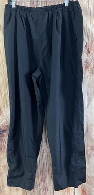 Pantalones Footjoy Dryjoys para mujer talla XL negros impermeables forrados de golf pantalones de lluvia Foto 1 de 4