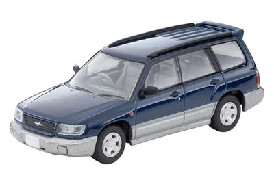 Tomica LV-N328a Subaru Forester C/20 1/64 Navy Gray Vintage Neo dal Giappone - Immagine 1 di 4