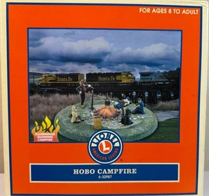 LIONEL HOBO FOGATA 6-32987! ACCESORIO ILUMINADO FUNCIONAMIENTO EN PISTA CALIBRE O - Imagen 1 de 2