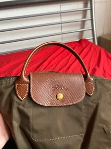 Longchamp Le Pliage Olive Grün Handtasche France Vintage - Bild 1 von 4