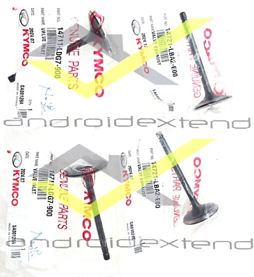 KYMCO XCITING500/R500i MXU500/550i(4X4) UXV500  2 INLET + 2 EXHAUST VALVES - Image 1 of 4