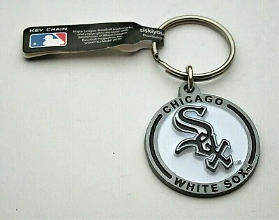 Chicago White Sox MLB Baseball Team Logo Key chain NOS 2010 New Siskiyou - Image 1 of 3