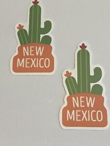 New Mexico 2 Sticker Decals /2" Scrapbook/Water Bottle/Car/Notebook/Computer