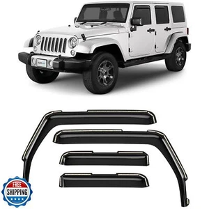 CLIM ART In-Channel unglaublich robuster Regenschutz für Jeep Wrangler JK 2007- - Bild 1 von 5