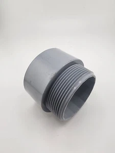 2 Inch Schedule 40 PVC Male Threaded Coupling Scepter or Kaloy - Picture 1 of 3