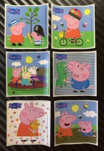 Pegatinas Peppa Pig x 6 - Fiesta de cumpleaños - Favores - Ideas de botín - Fiesta de Peppa Pig - Imagen 1 de 6