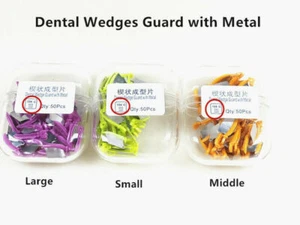 1-20 Box Dental Fender Interproximal Diastema Keile Zahnvorbereitung Schutz Keil 134 ° C - Bild 1 von 13